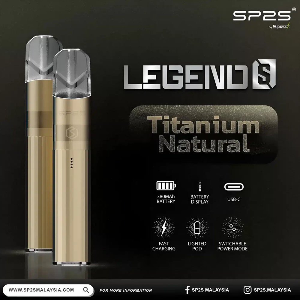 SP2S思博瑞升級款電子煙主機電鍍鈦色一代煙彈通用:圖片 10