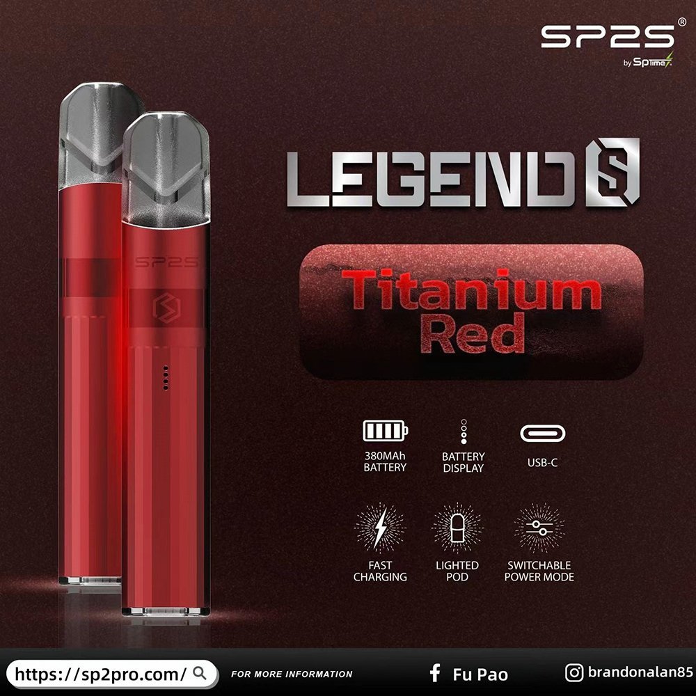 SP2S思博瑞升級款電子煙主機電鍍鈦色一代煙彈通用:圖片 11
