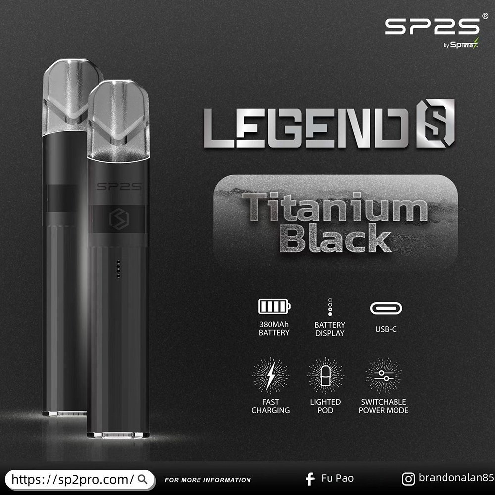 SP2S思博瑞升級款電子煙主機電鍍鈦色一代煙彈通用:圖片 14