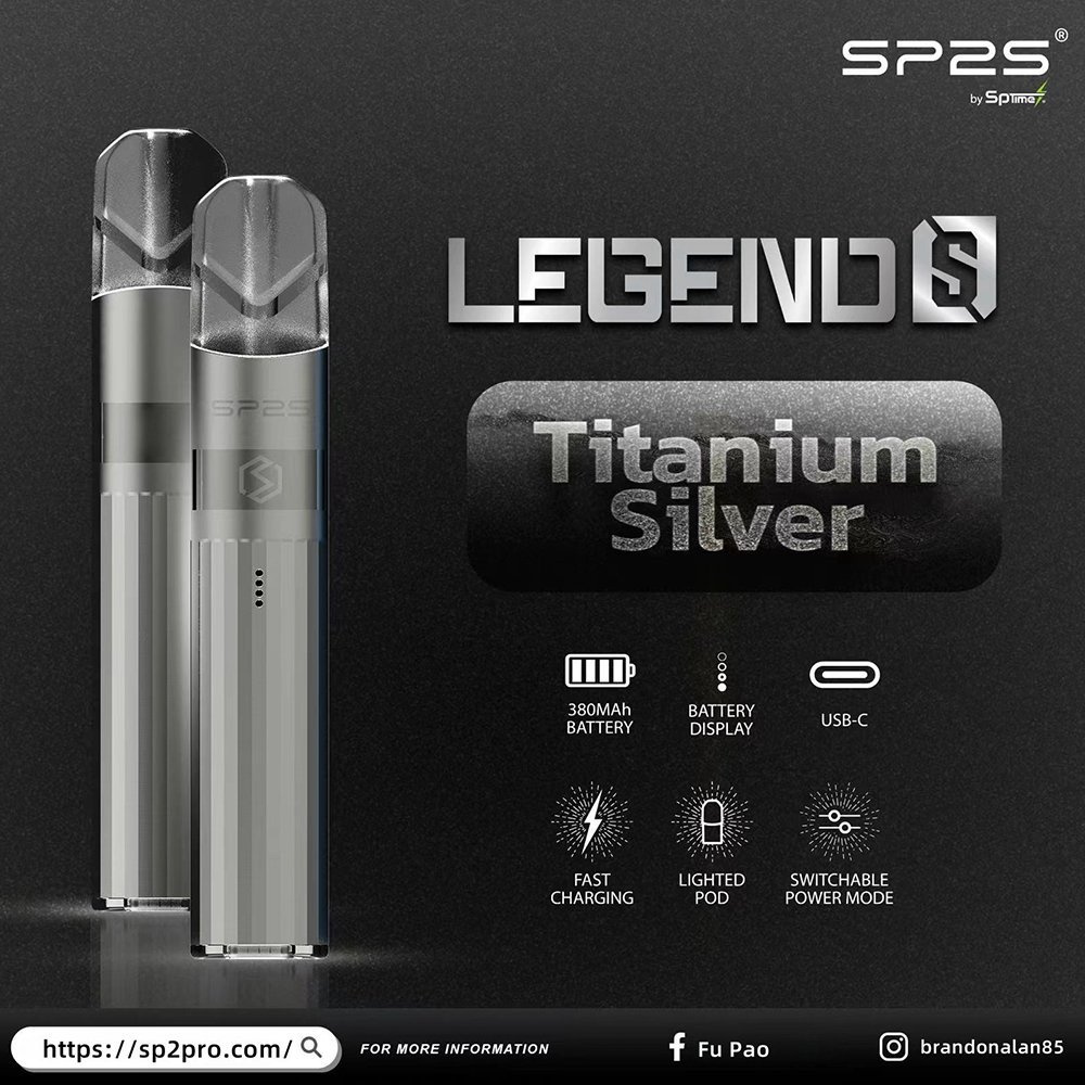 SP2S思博瑞升級款電子煙主機電鍍鈦色一代煙彈通用:圖片 15